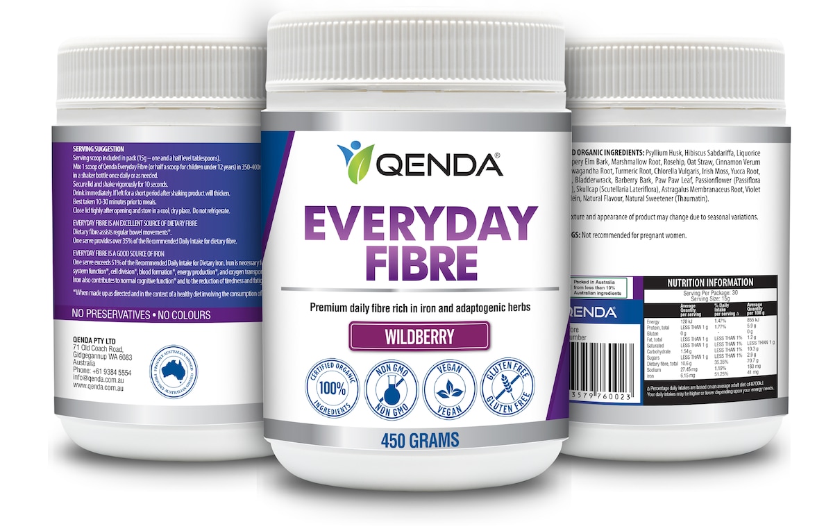 Qenda Everyday Fibre Wildberry 450g