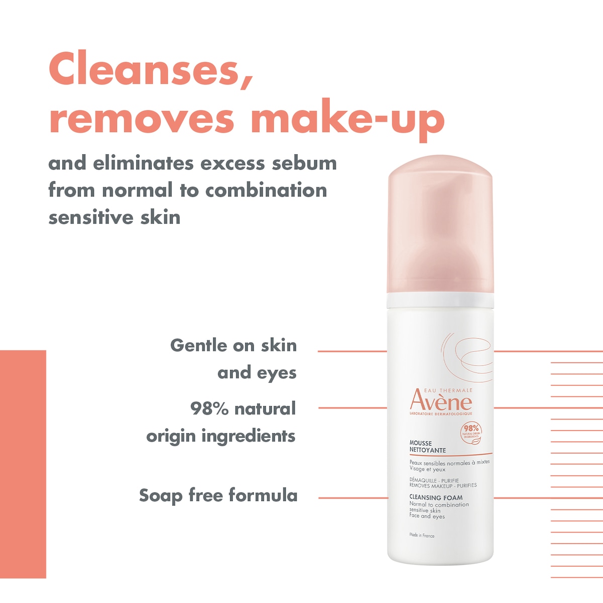 Avene Essential Care Cleansing Foam 150ml