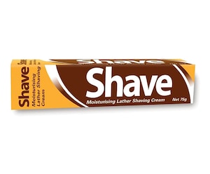 Shave Moisturising Lather Shave Cream Tube 75g