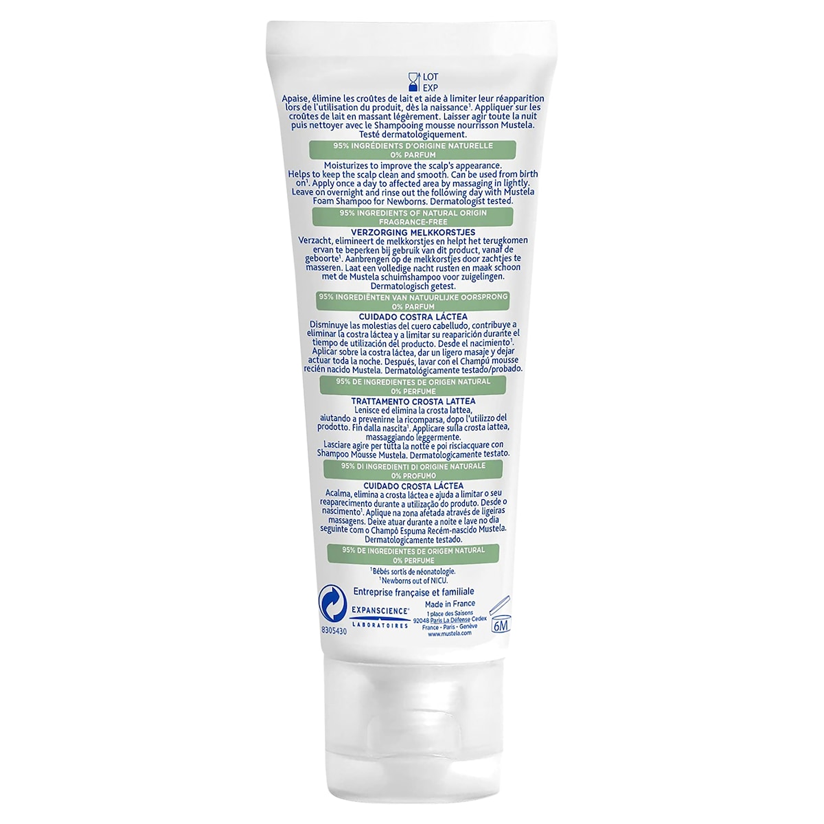 Mustela Cradle Cap Cream 40ml