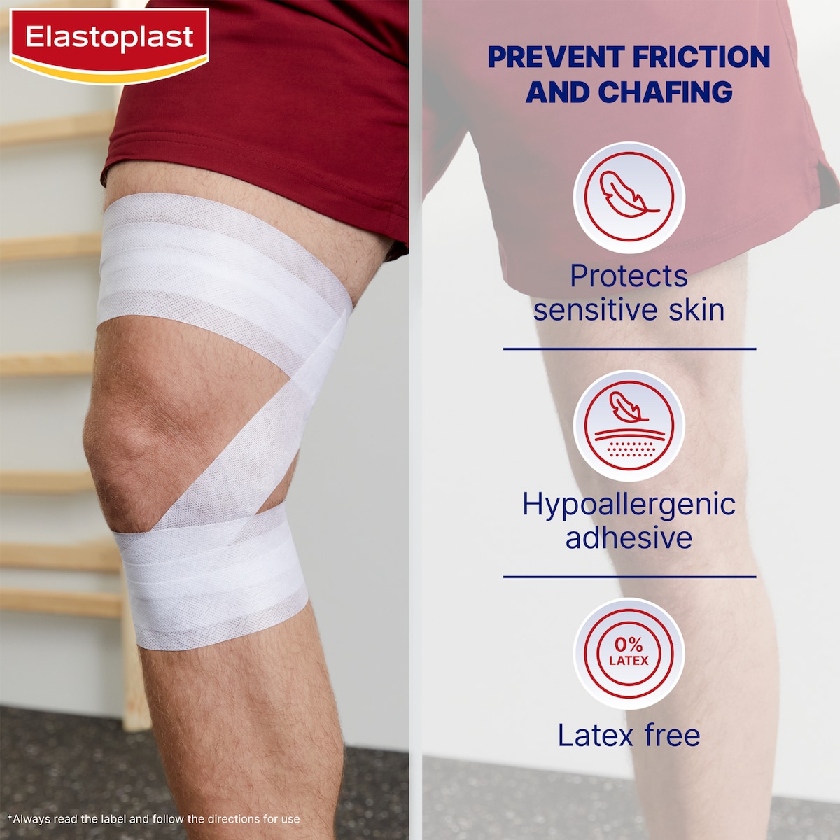 Elastoplast Pre-Taping Underwrap 50mm x 10m Roll