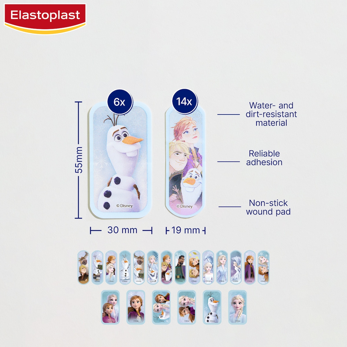 Elastoplast Frozen Plasters 20 Strips