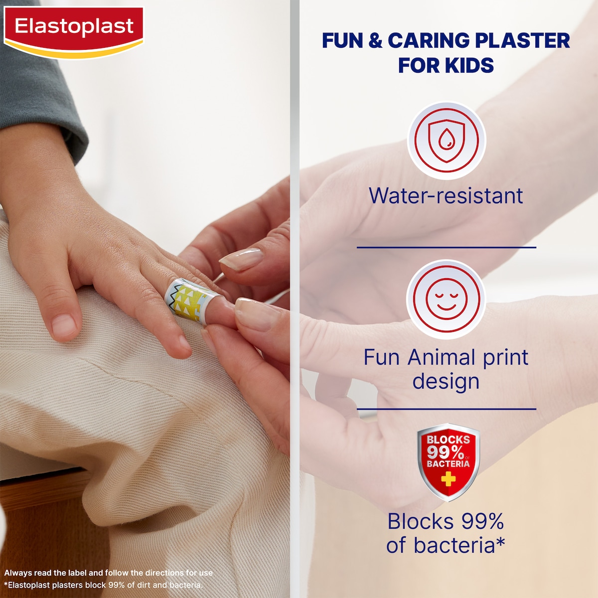 Elastoplast Kids Animals Plasters 20 Strips