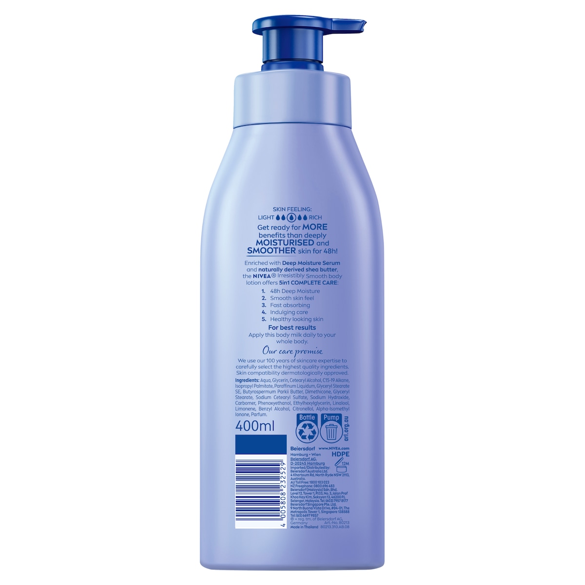 Nivea Irresistibly Smooth Body Lotion 400ml