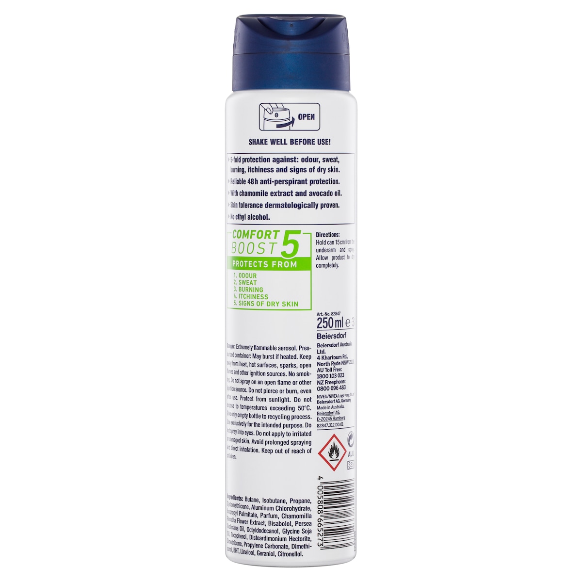 Nivea Men Anti-Perspirant Deodarant Spray Sensitive Protect 250ml