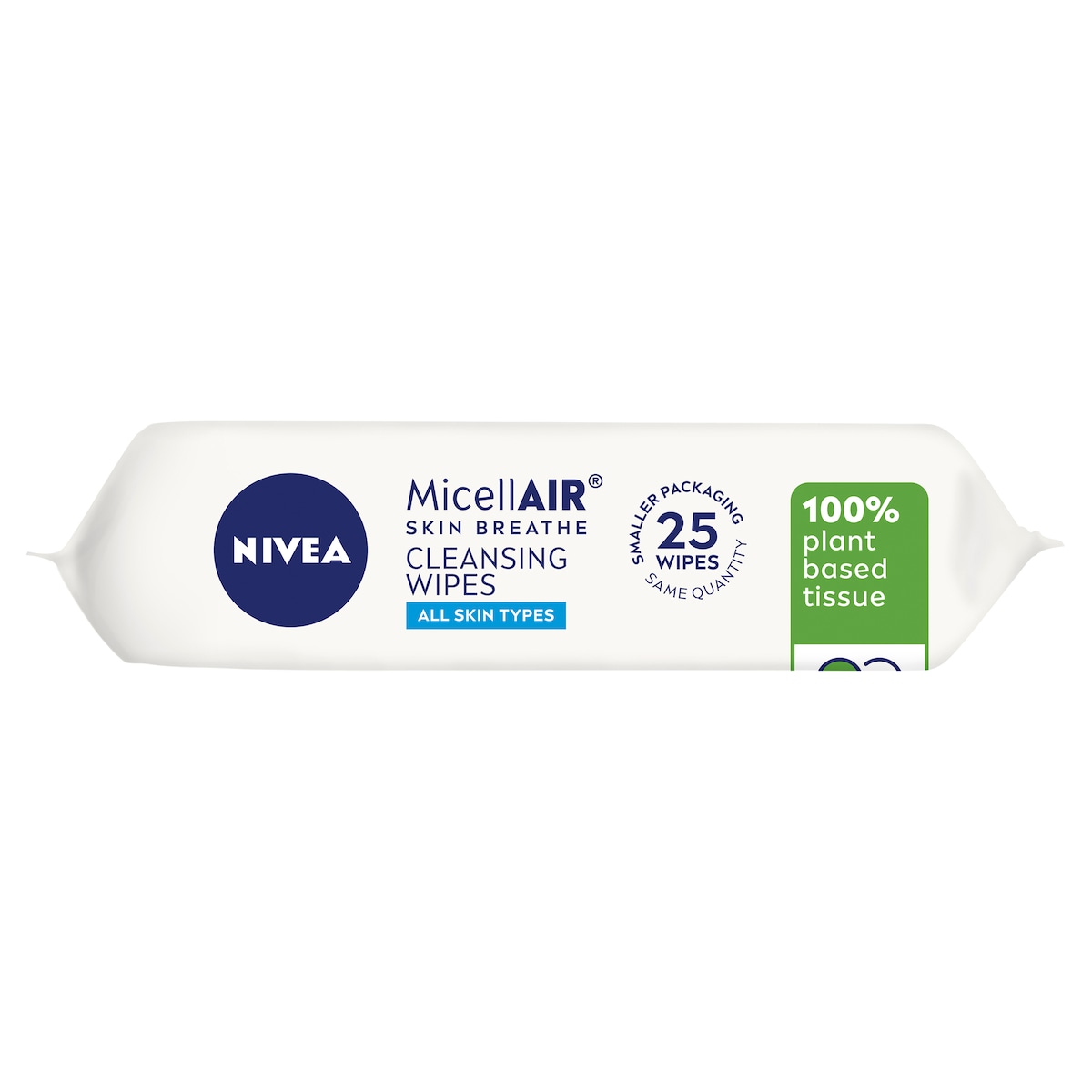 Nivea MicellAIR Biodegradable Facial Cleansing Wipes 25 Pack