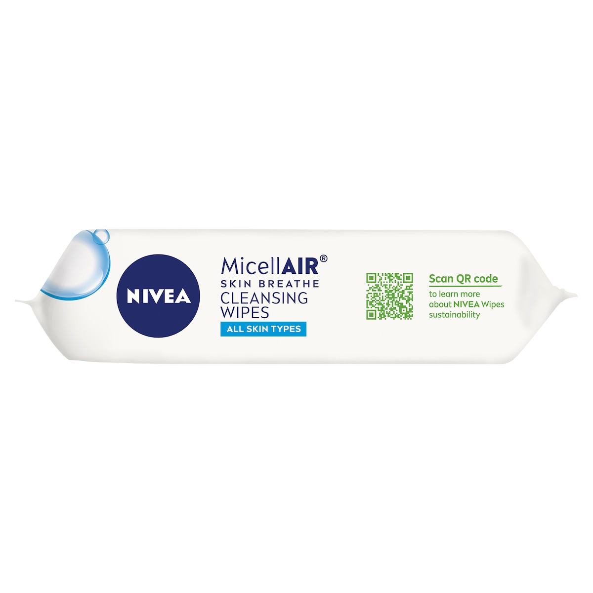 Nivea MicellAIR Biodegradable Facial Cleansing Wipes 25 Pack