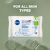 Nivea MicellAIR Biodegradable Facial Cleansing Wipes 25 Pack