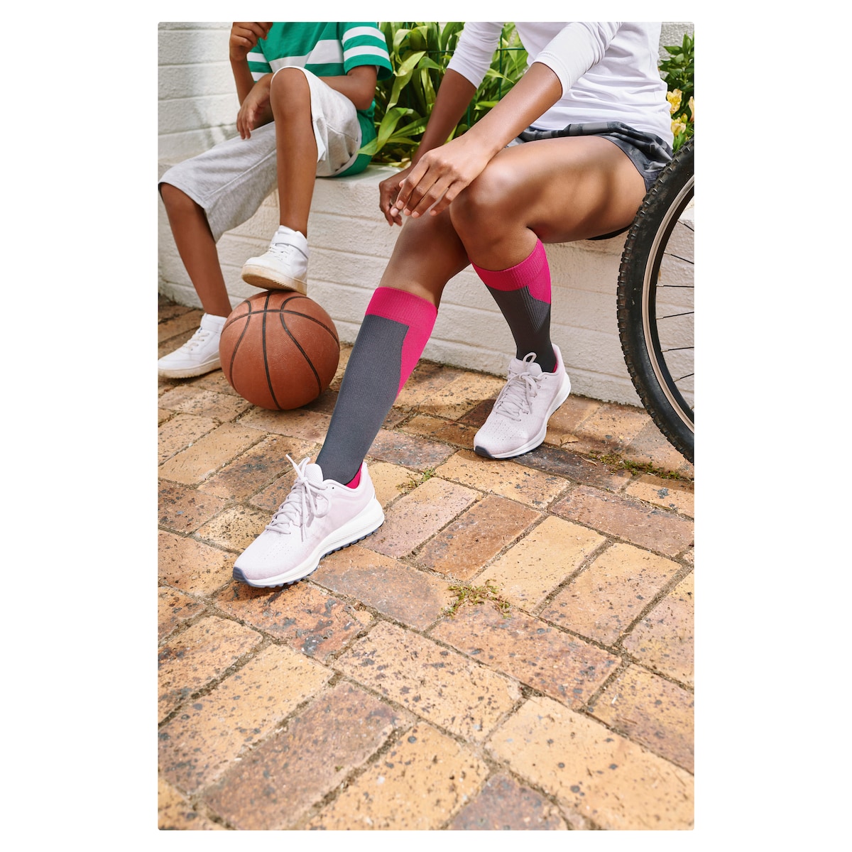 Jobst Sport Compression Socks Unisex 15-20 mmHg Pink M