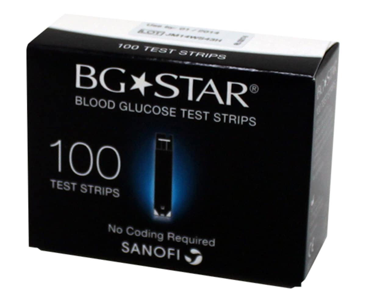 BG STAR BLOOD GLUC STRIPS 100