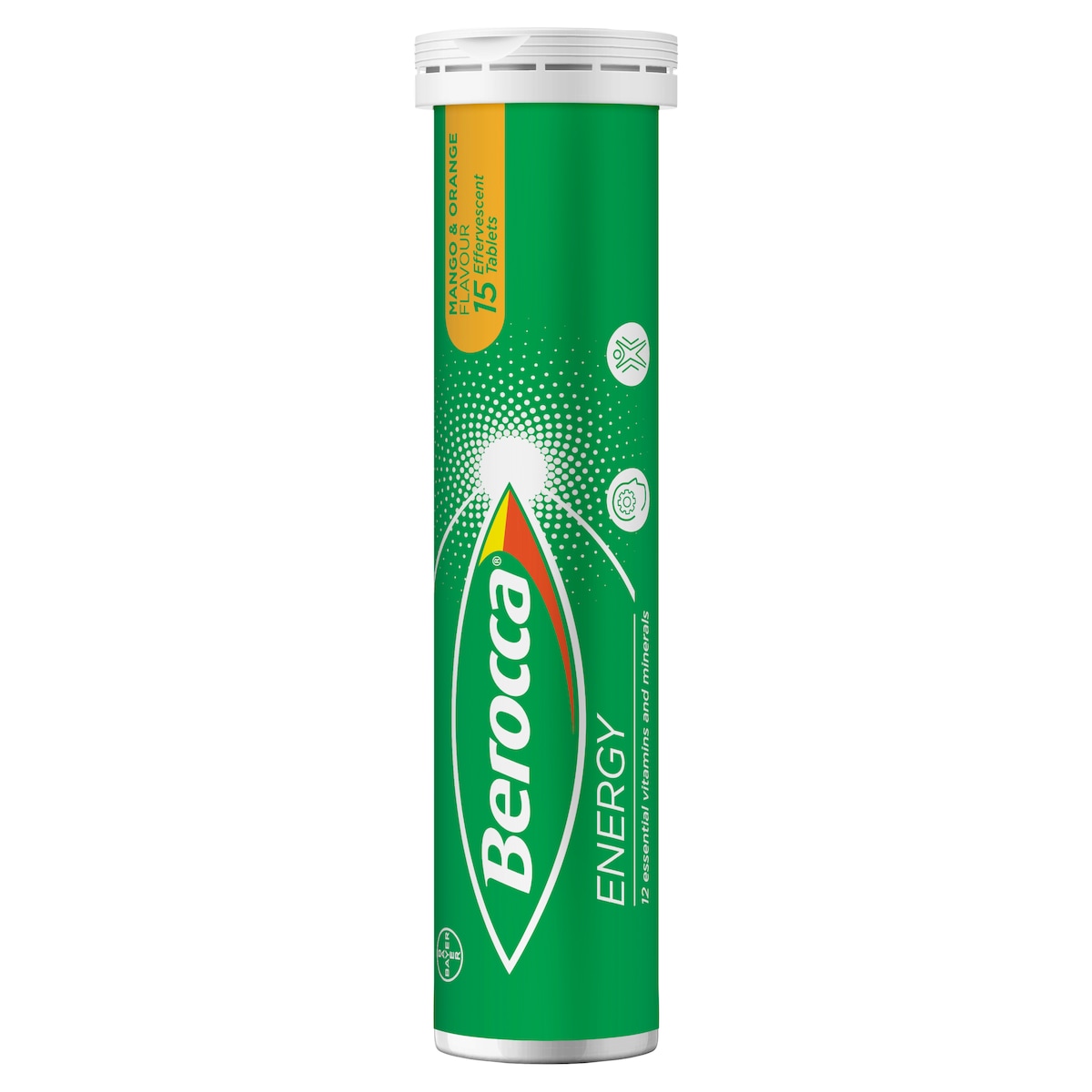 Berocca Energy Mango & Orange 15 Effervescent Tablets