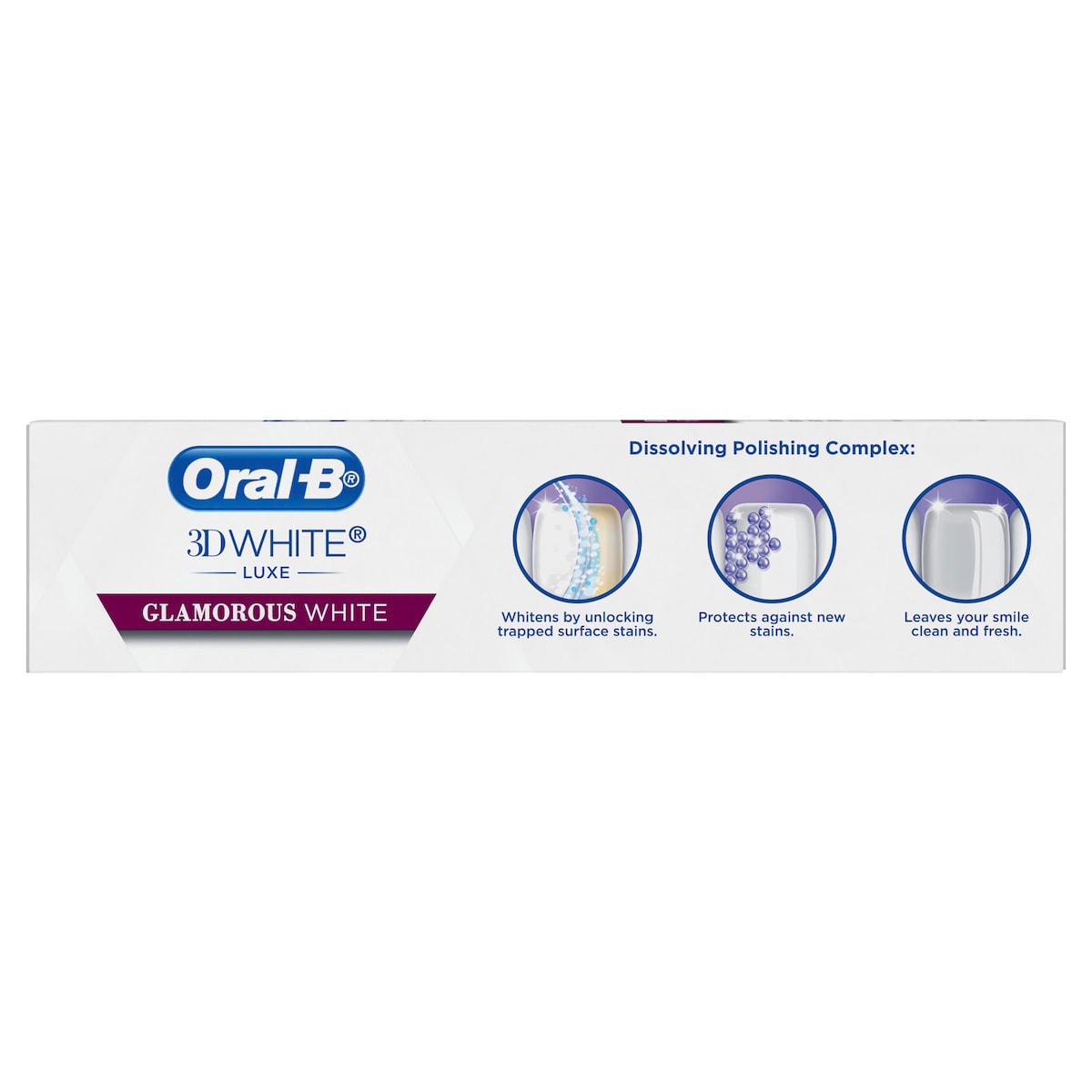 Oral B Toothpaste 3D White Luxe Glamorous White Paste 95g