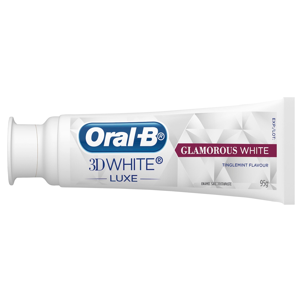 Oral B Toothpaste 3D White Luxe Glamorous White Paste 95g