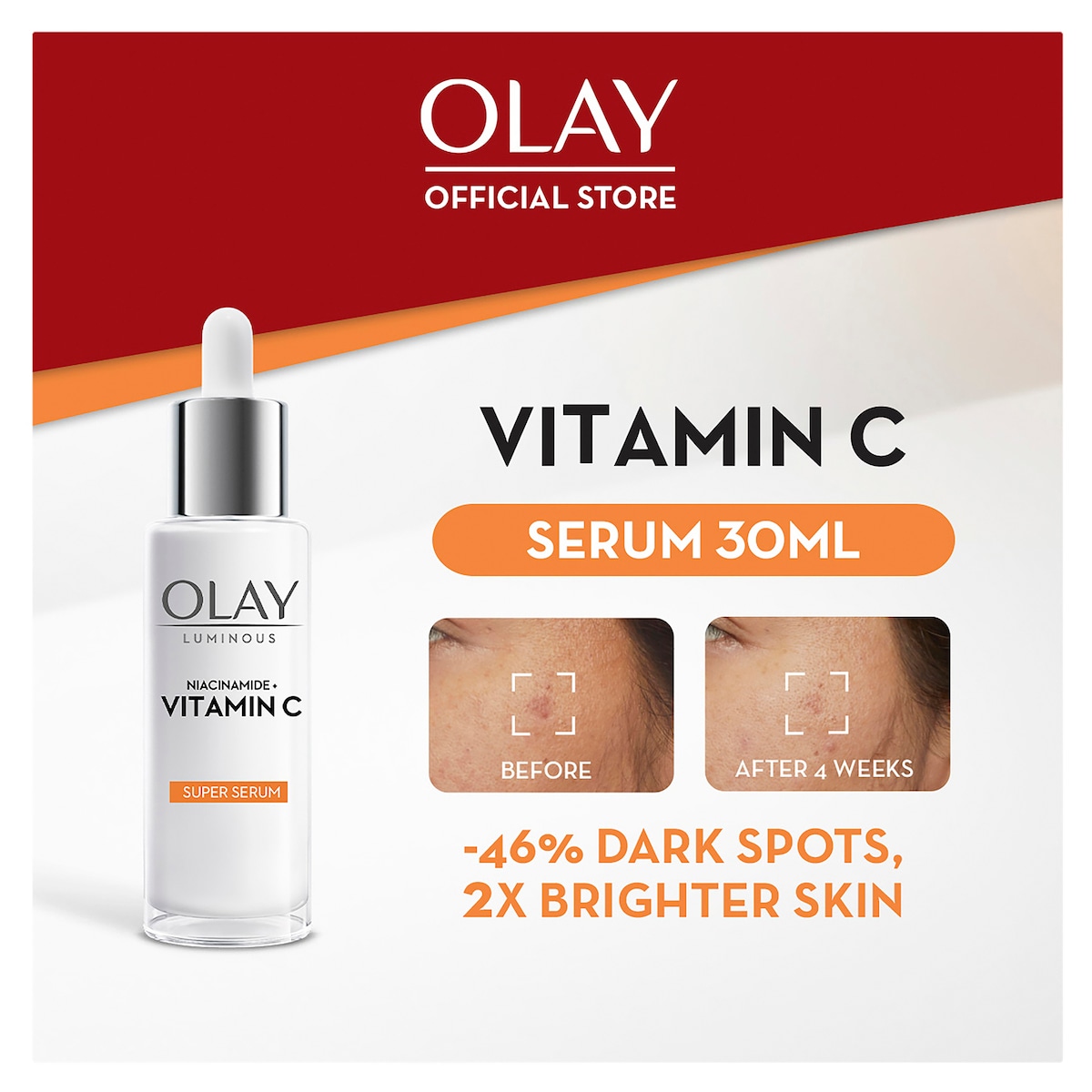 Olay Luminous Niacinamide + Vitamin C Face Super Serum 30ml