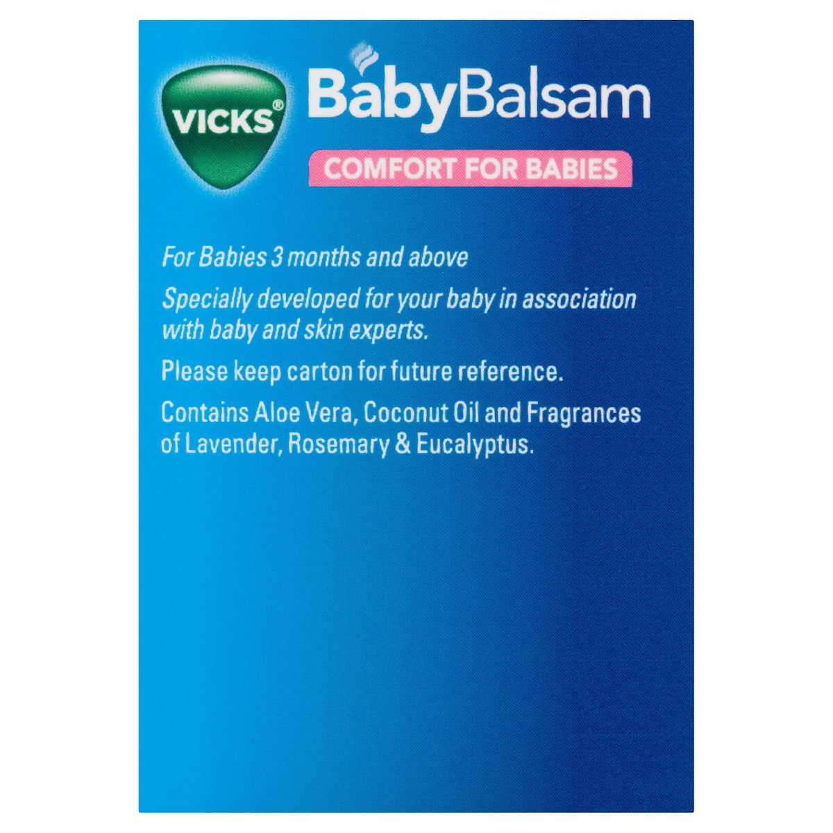 Vicks BabyBalsam Decongestant Rub 100g