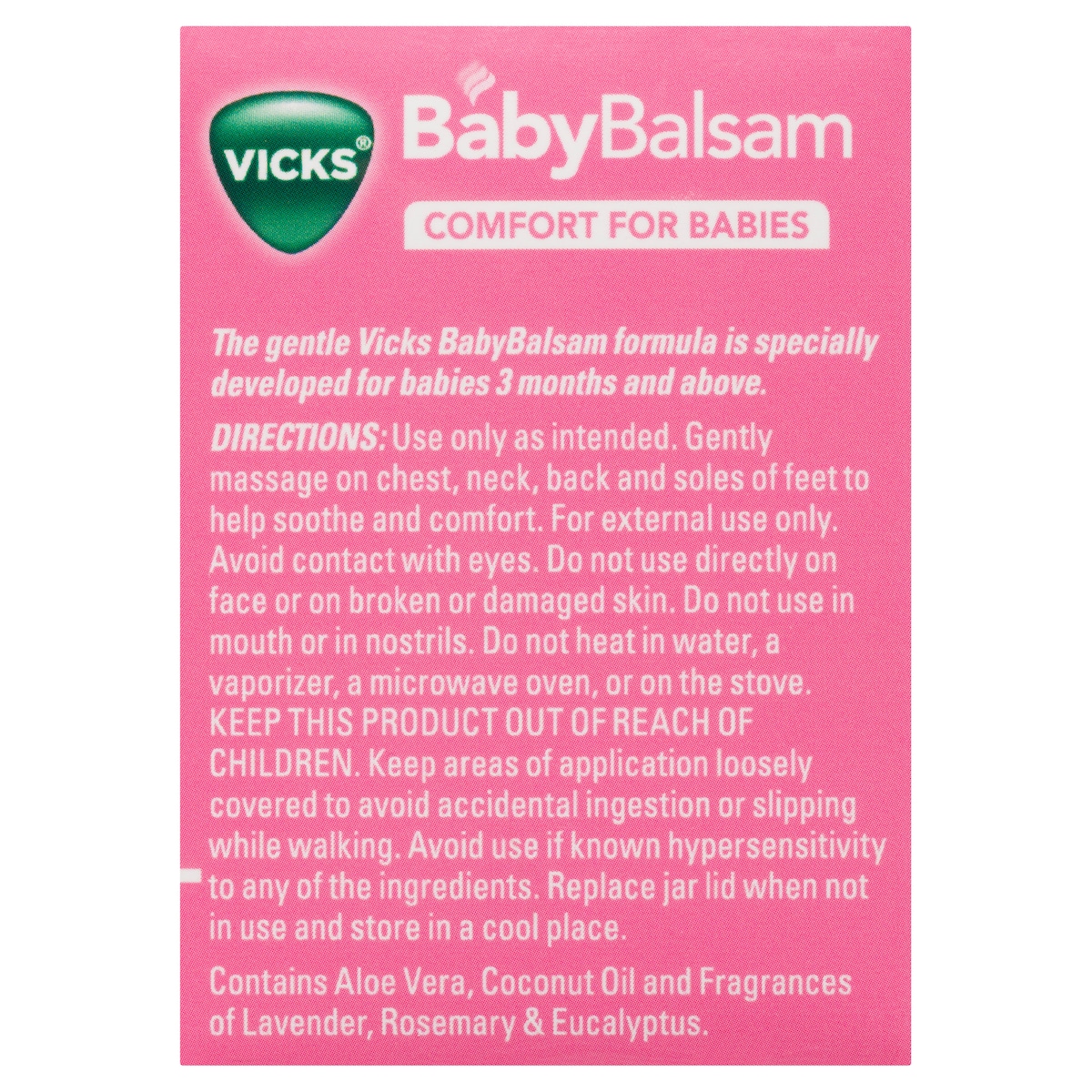 Vicks BabyBalsam Decongestant Rub 100g