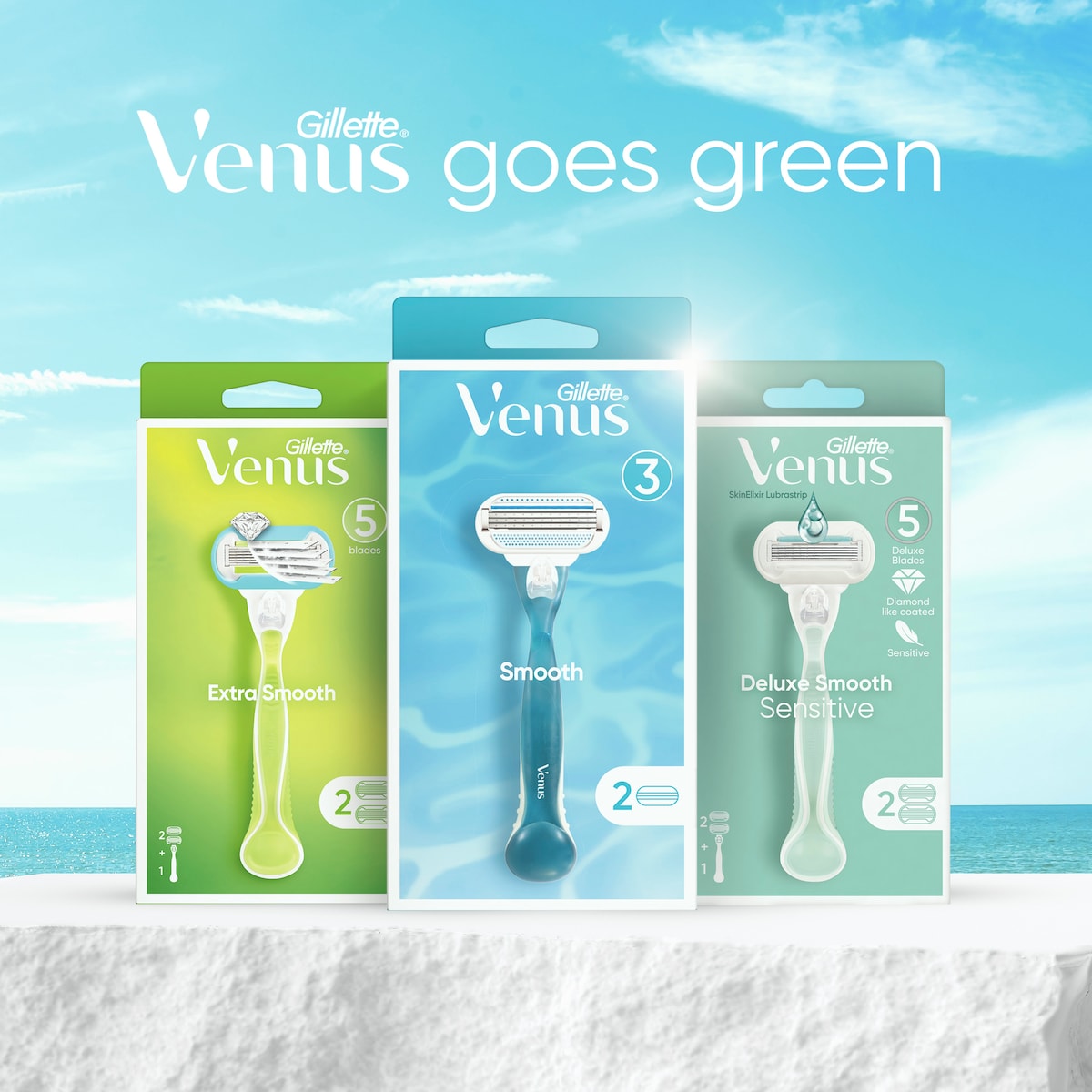 Gillette Venus Extra Smooth Razor Replacement Cartridges 4 Pack