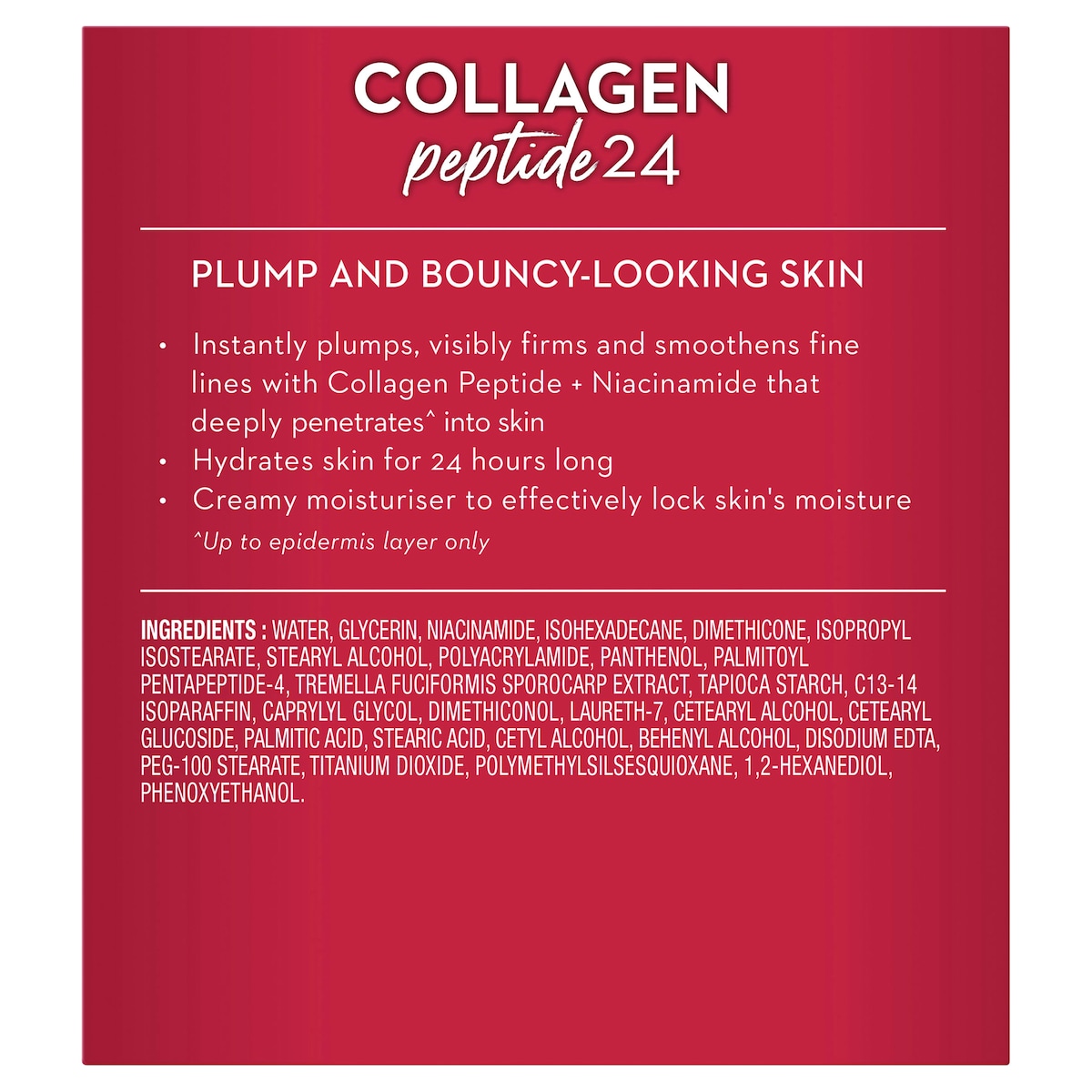 Olay Regenerist Collagen Peptide24 Face Moisturiser 50g