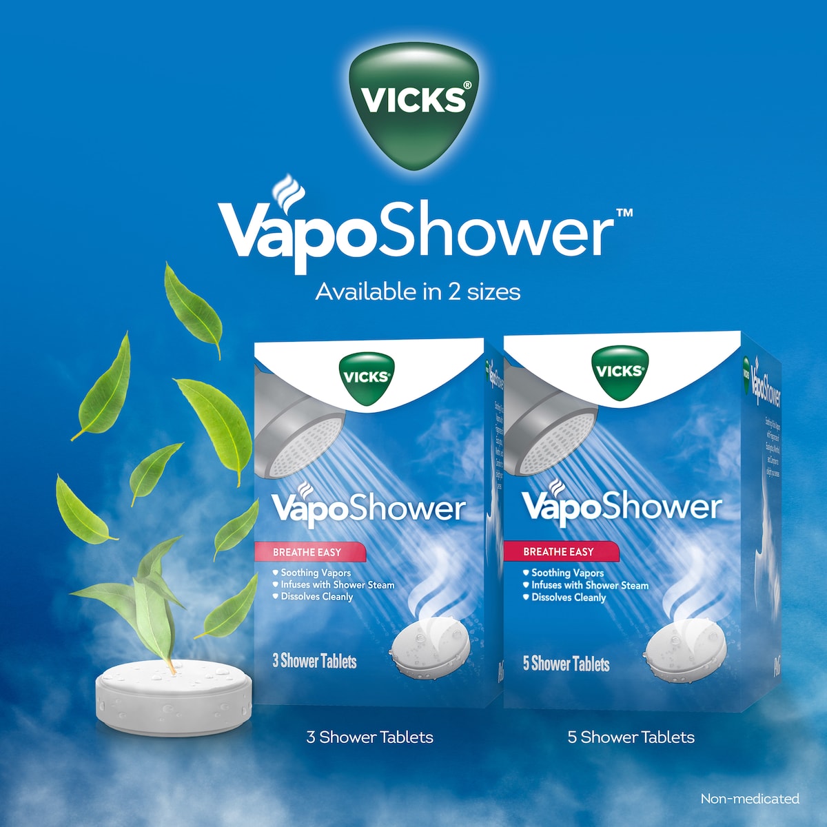 Vicks VapoShower Shower Tablets 3 Pack