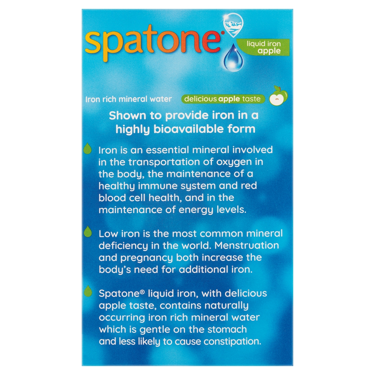 Spatone Liquid Iron Supplement Apple 28 x 25ml Sachets