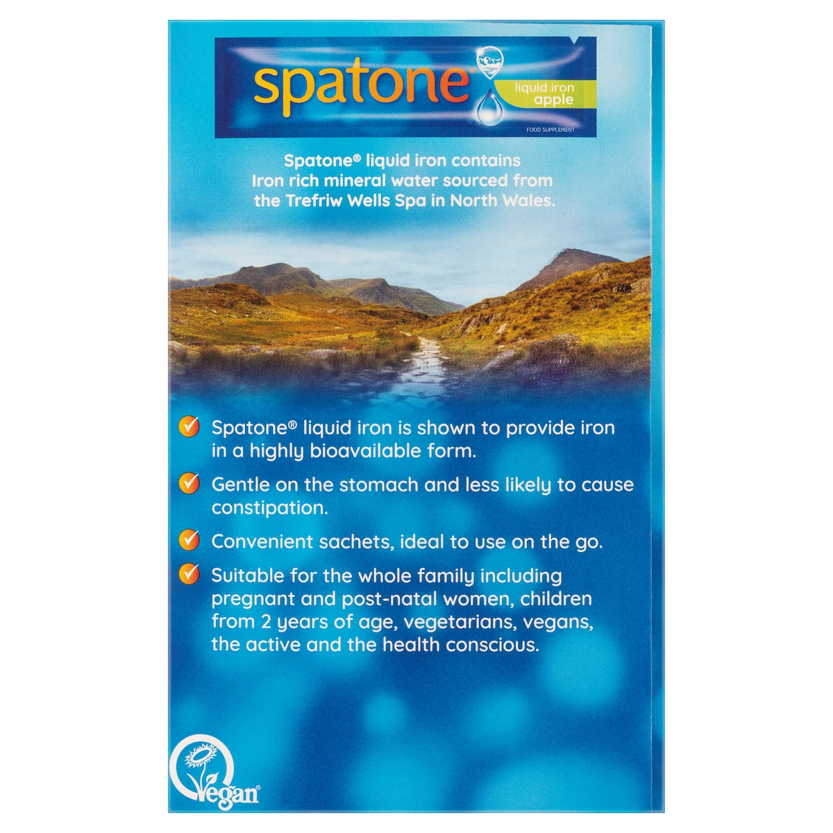 Spatone Liquid Iron Supplement Apple 28 x 25ml Sachets