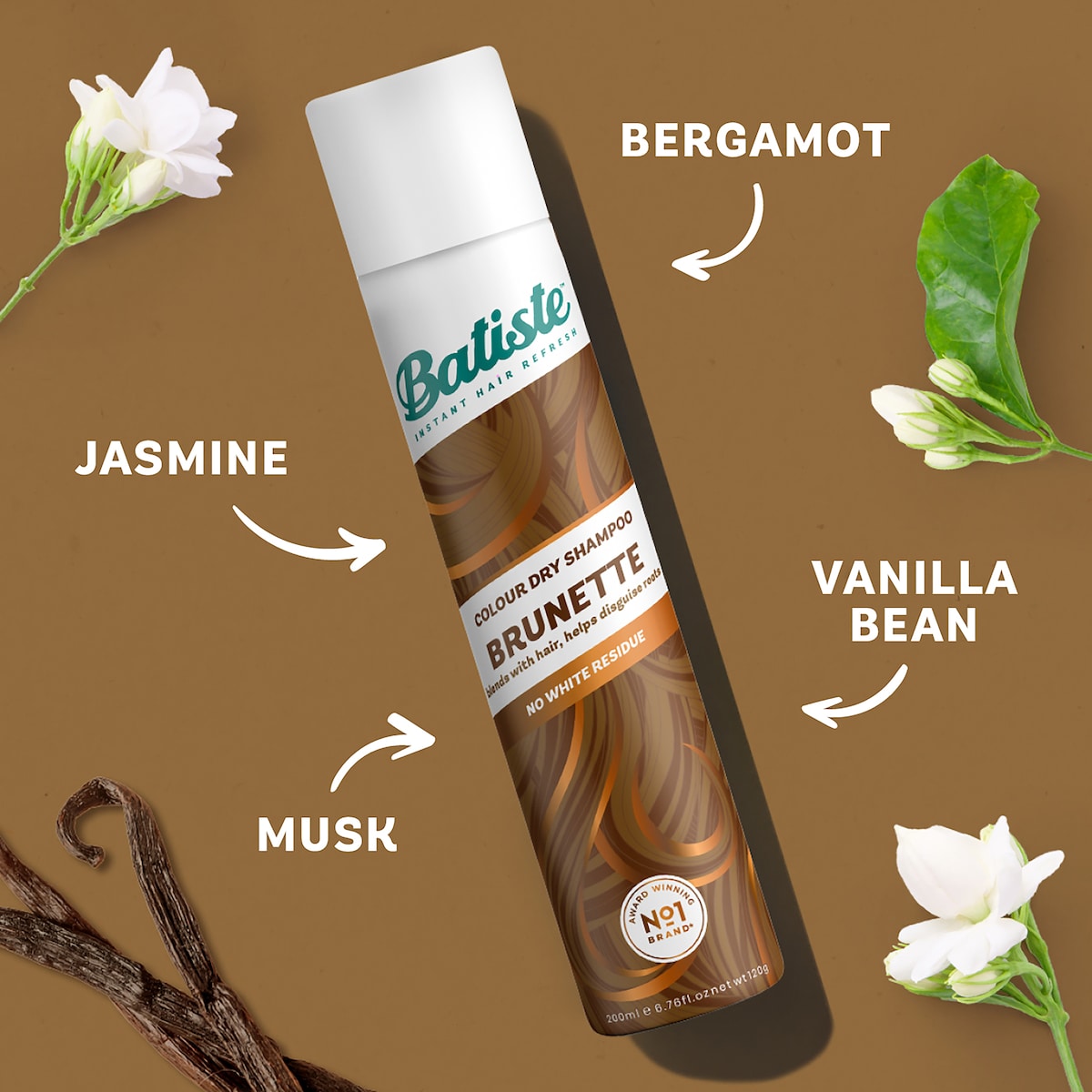 Batiste Dry Shampoo Brunette 200ml