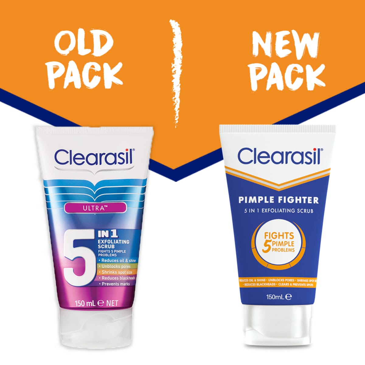 Clearasil Pimple Fighter 5 in 1 Wash 150ml