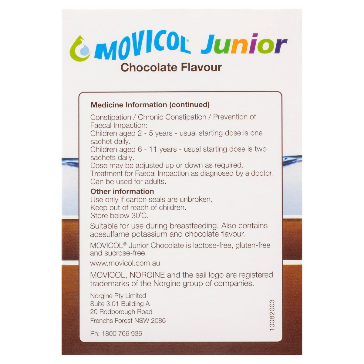 Movicol Junior Chocolate 30 Sachets