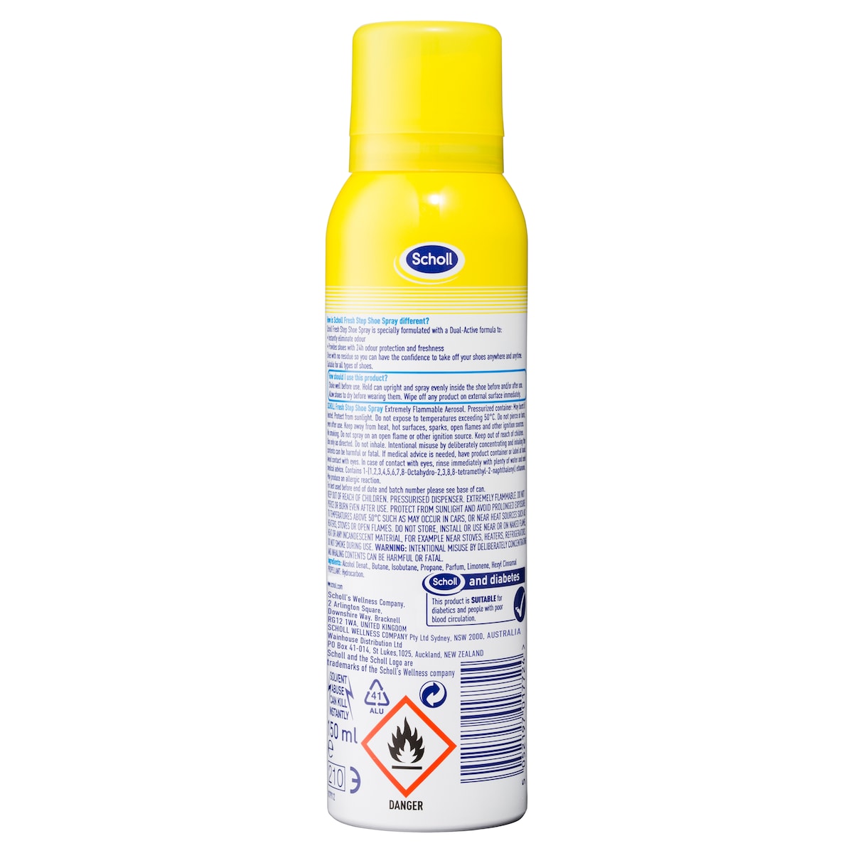 Scholl Fresh Step Shoe Spray 100g