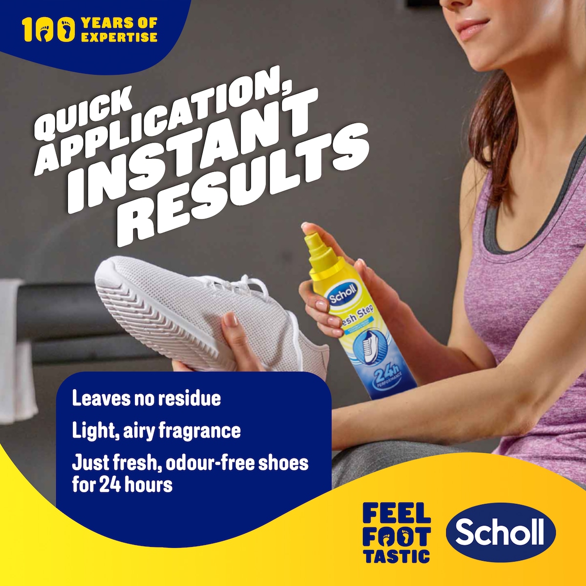 Scholl Fresh Step Shoe Spray 100g