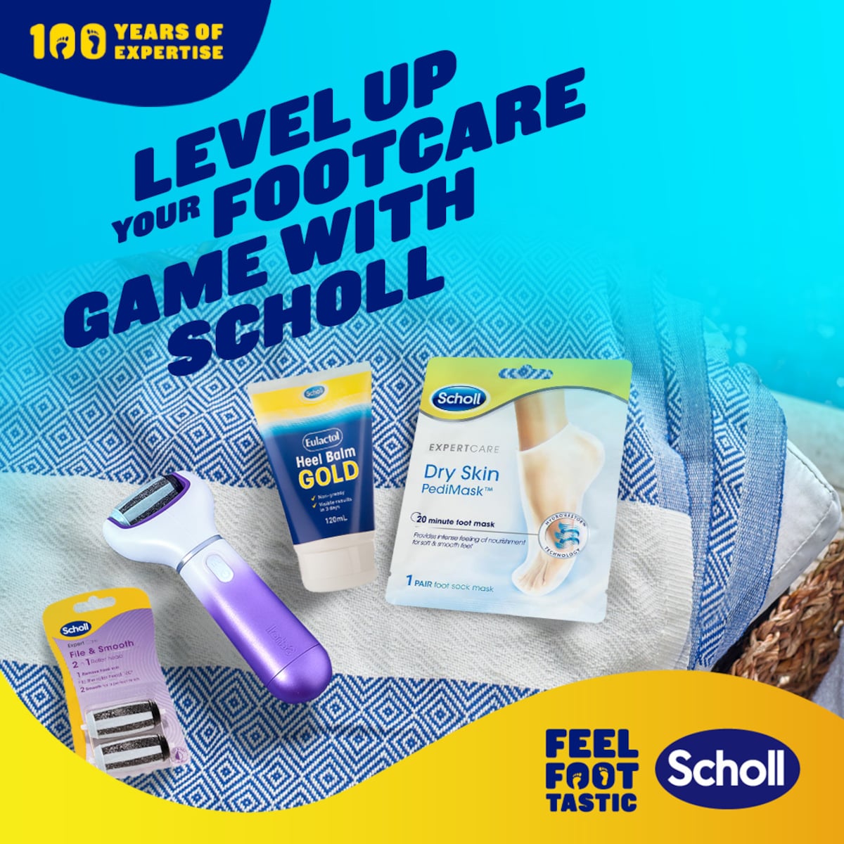 Scholl Expert Care 2 in 1 Electronic Foot File System