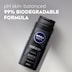 Nivea Men Deep Clean Shower Gel & Body Wash 500ml