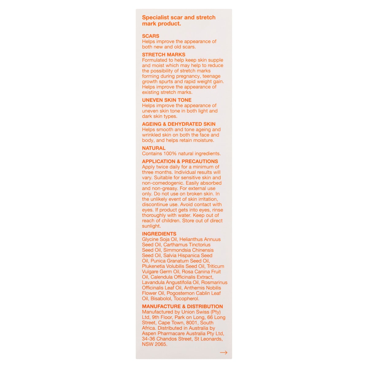 Bio Oil Skincare Oil Natural 200ml