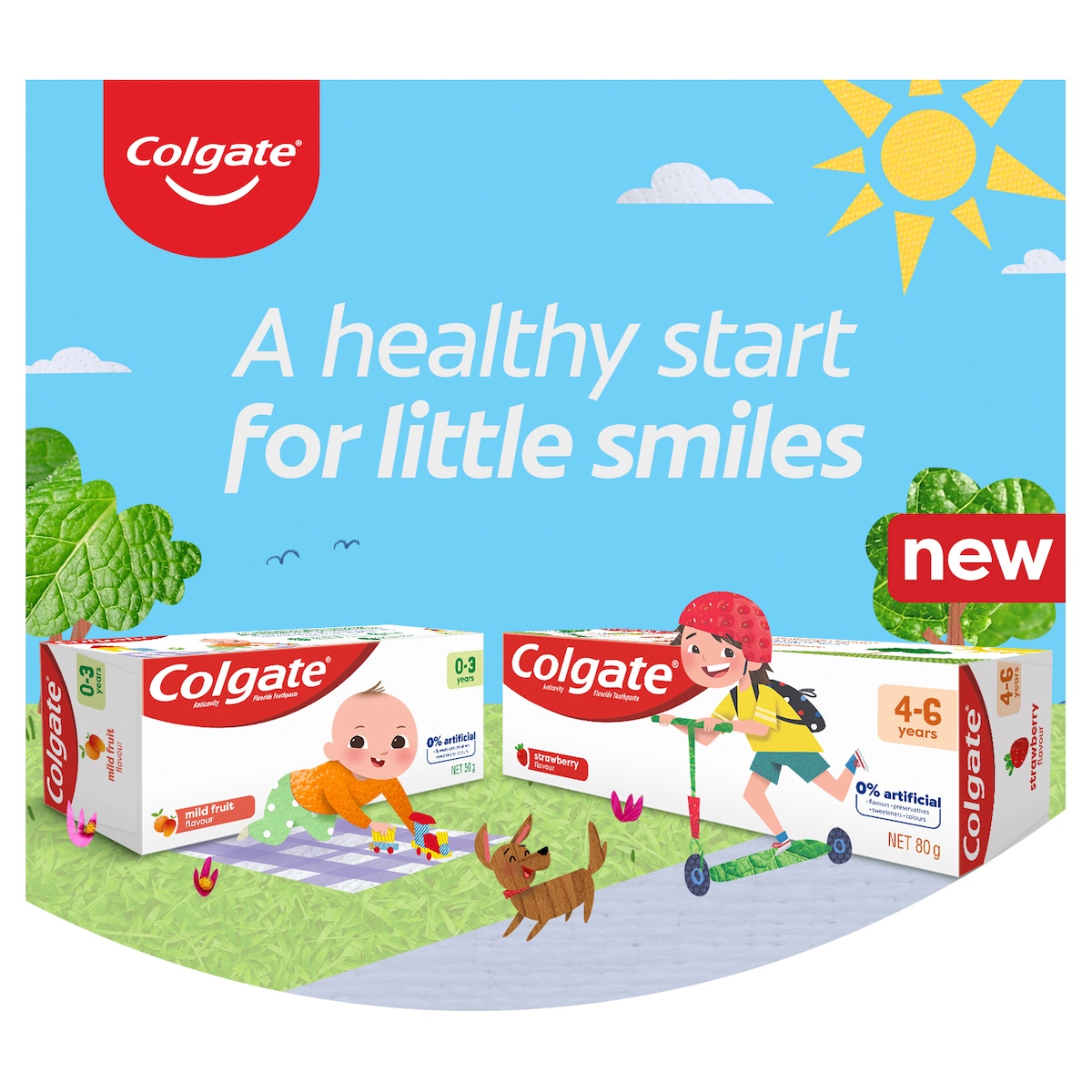 Colgate Kids 4 - 6 Years Fluoride Toothpaste Strawberry 80g