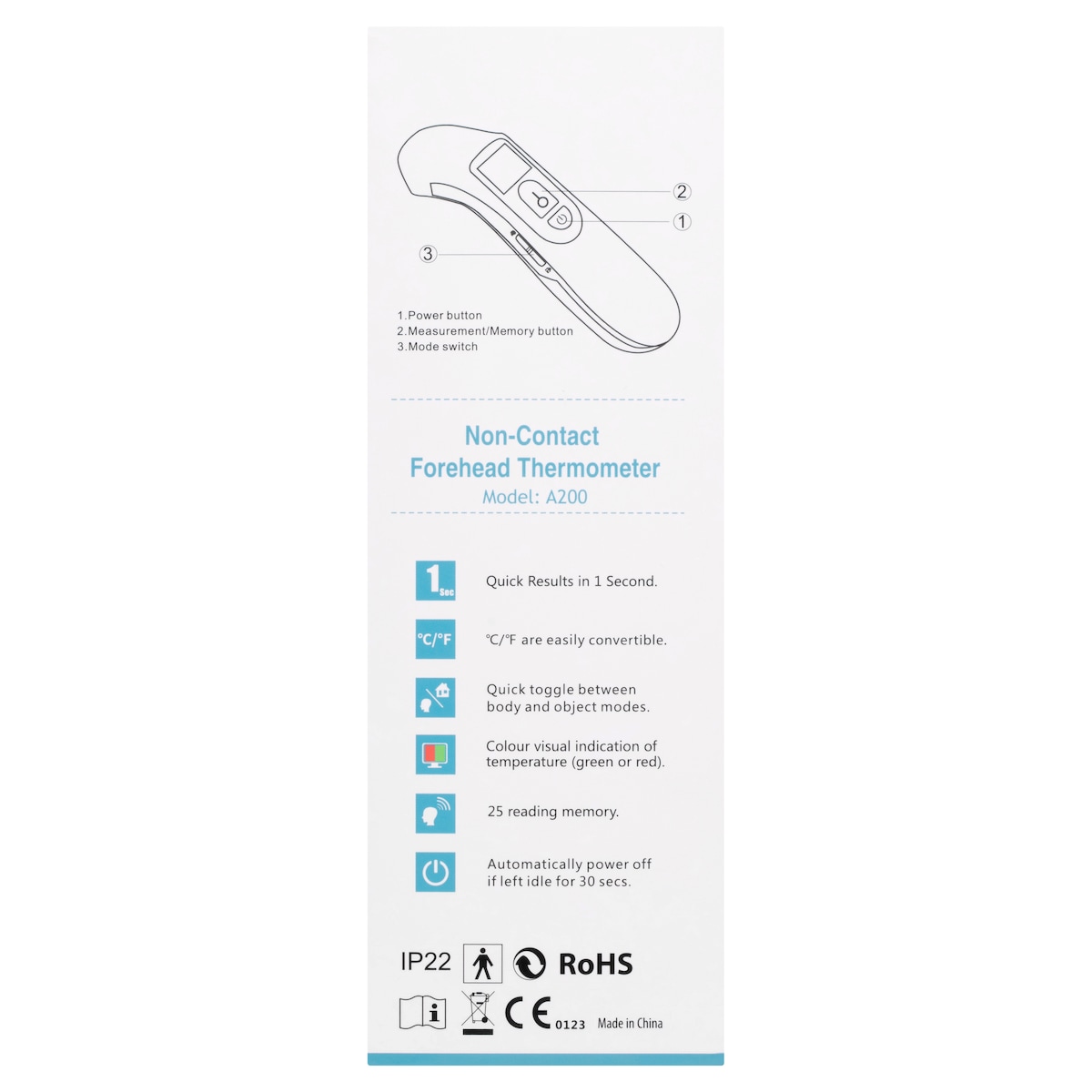 Aeon A200 Forehead Thermometer