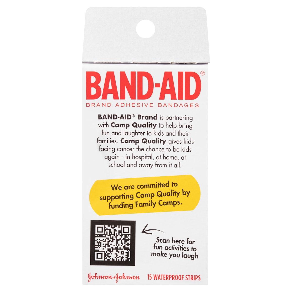 Band-Aid Camp Quality 15 Waterproof Strips