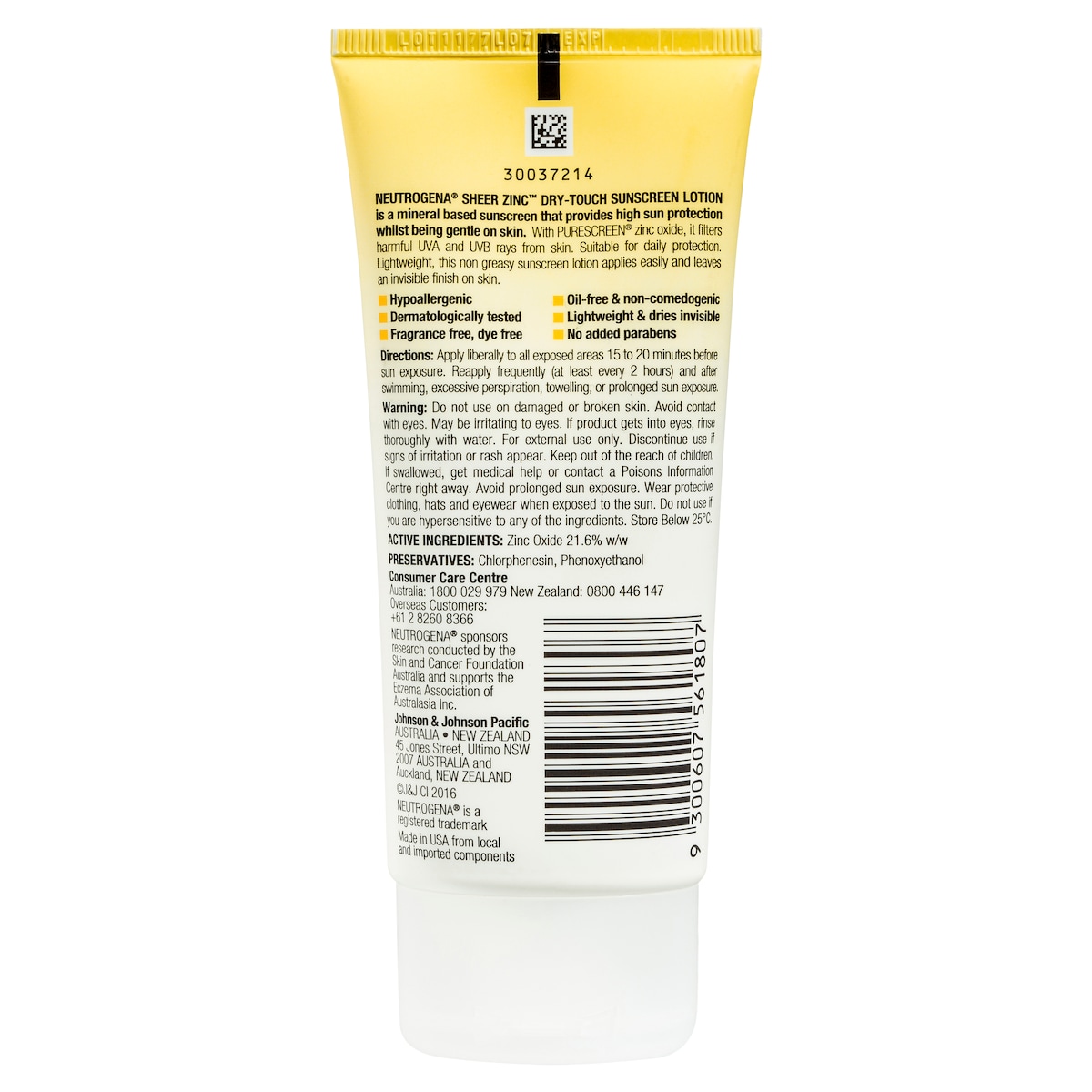 Neutrogena Sheer Sunscreen Lotion SPF50 88ml