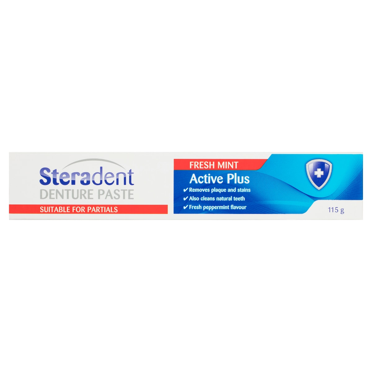 Steradent Active Plus Denture Cleaning Paste Fresh Mint 115g