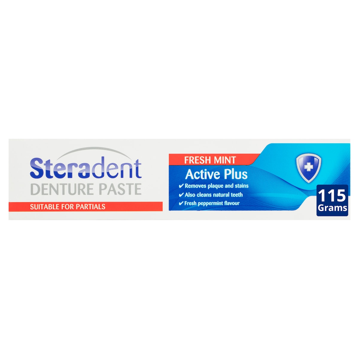 Steradent Active Plus Denture Cleaning Paste Fresh Mint 115g