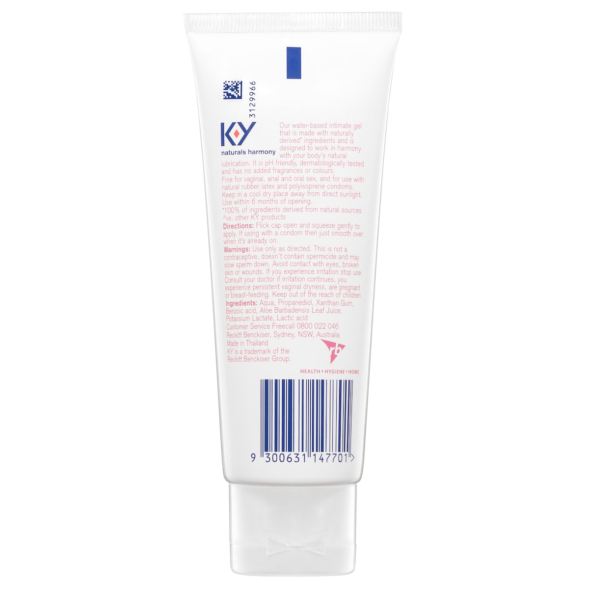 Durex K-Y Naturals Intimate Gel Harmony 100ml