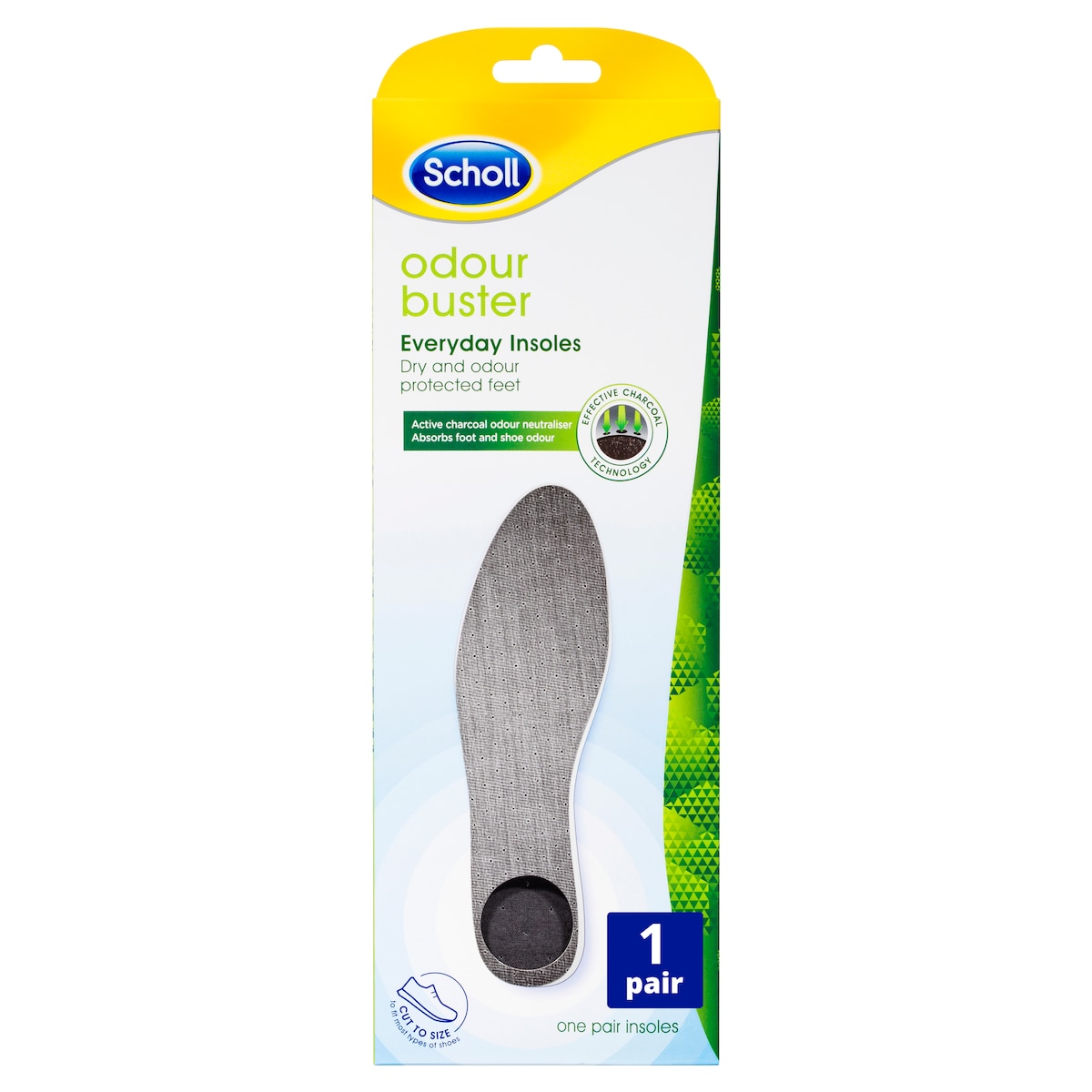 Scholl Odour Buster Everyday Insoles 1 Pair