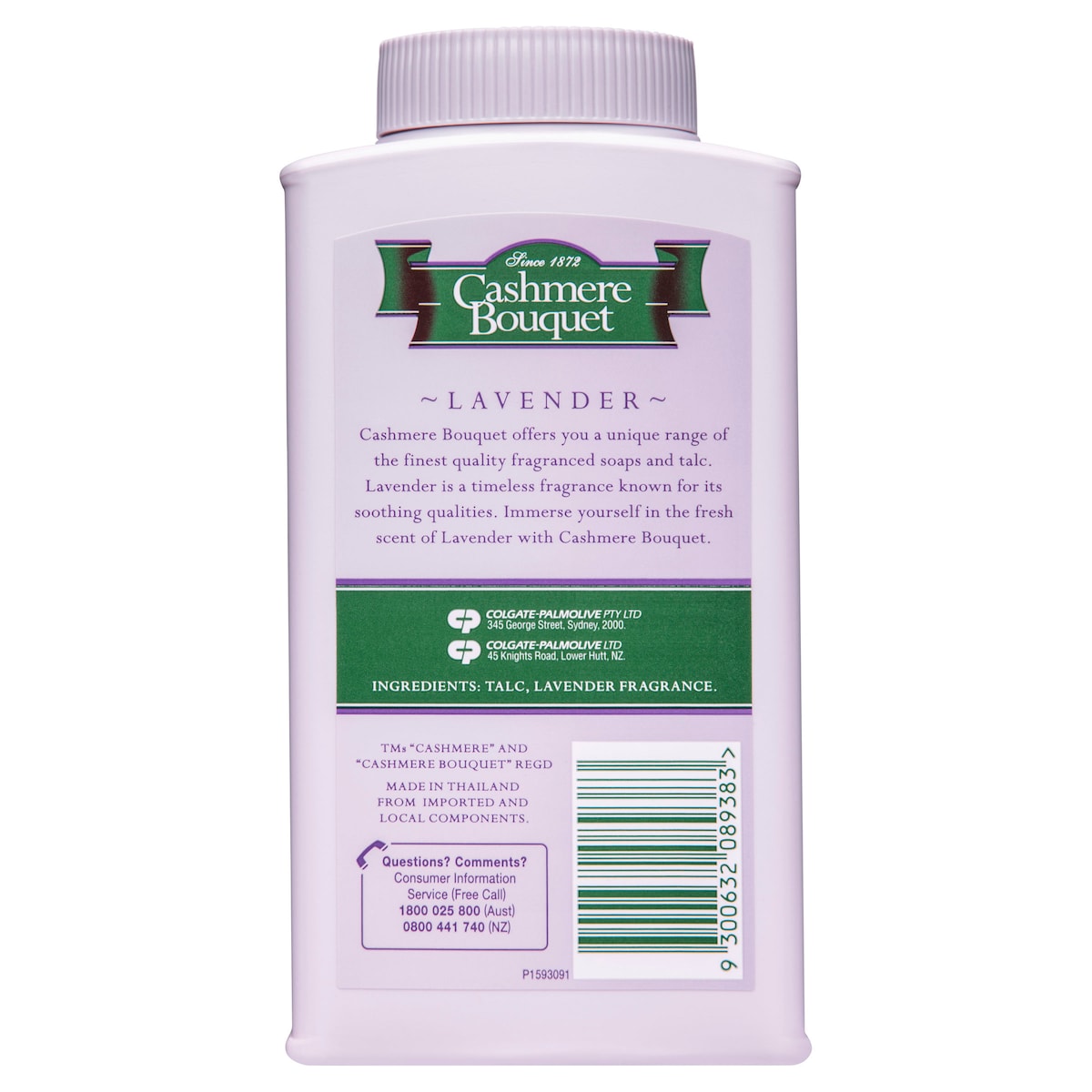 Cashmere Bouquet Lavender Talcum Powder 250g