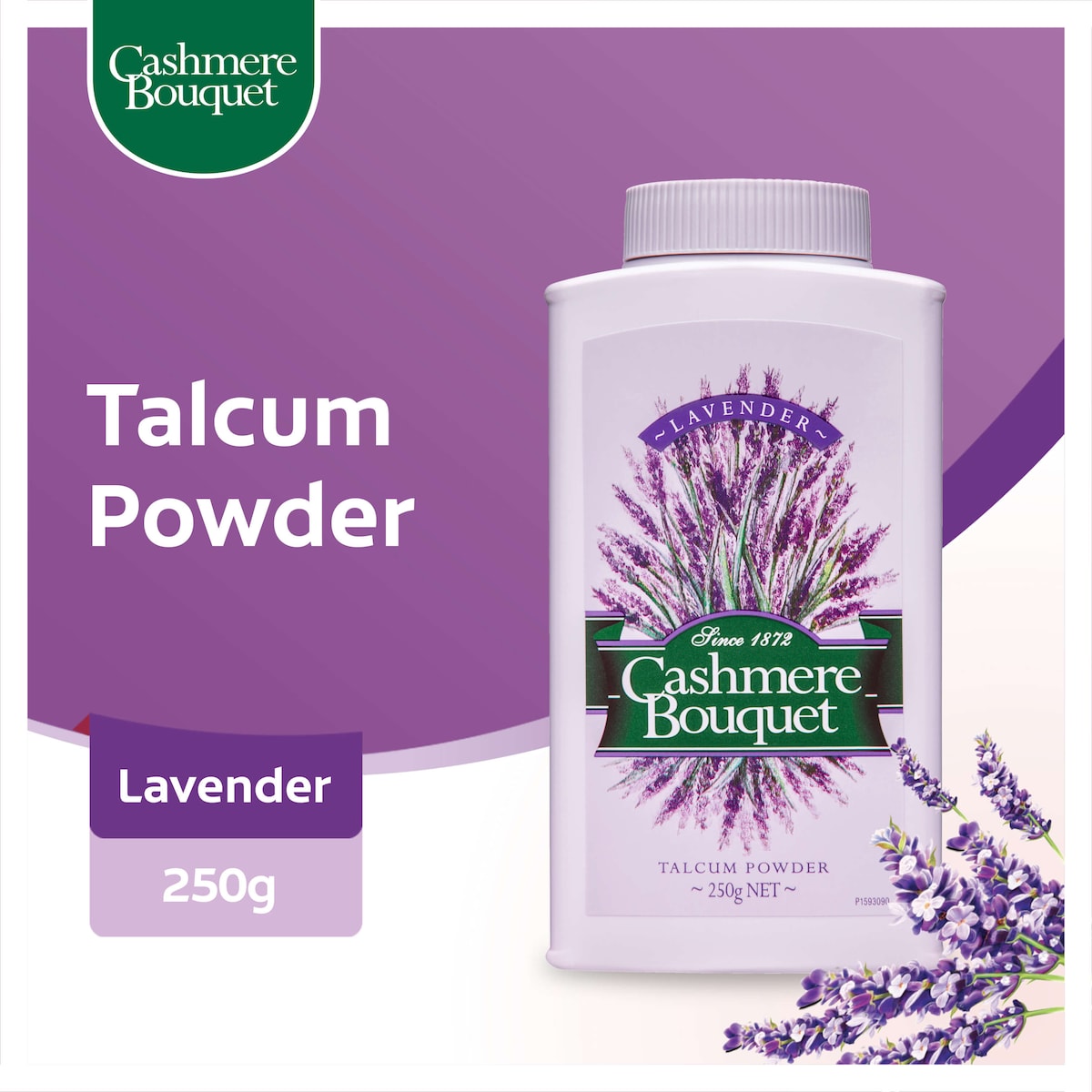 Cashmere Bouquet Lavender Talcum Powder 250g