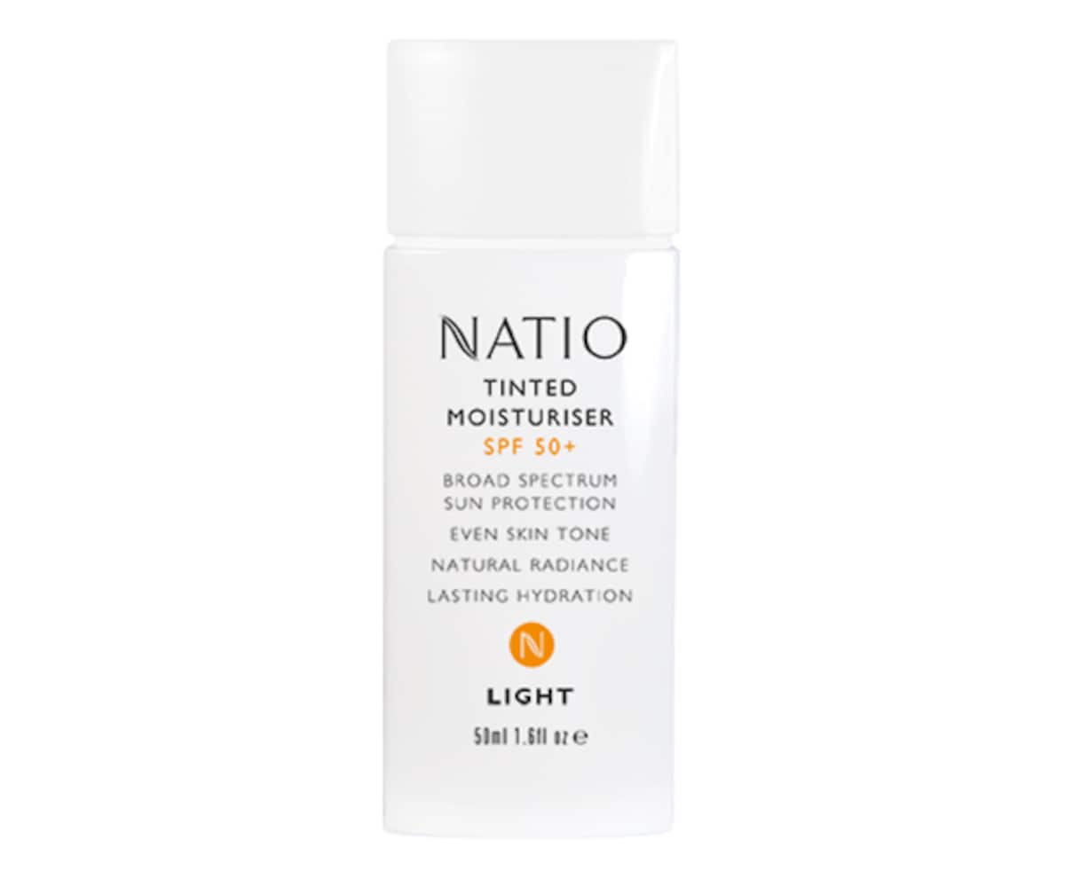 Natio Tinted Moisturiser Light SPF50 50ml