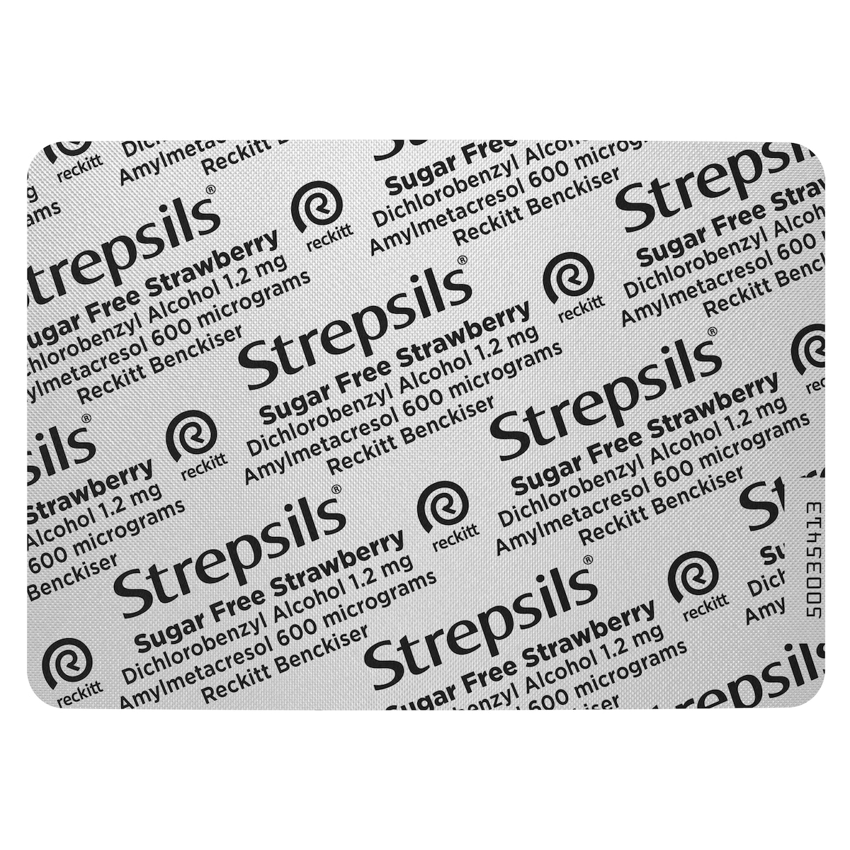 Strepsils Sugar Free Sore Throat Relief Strawberry 36 Lozenges