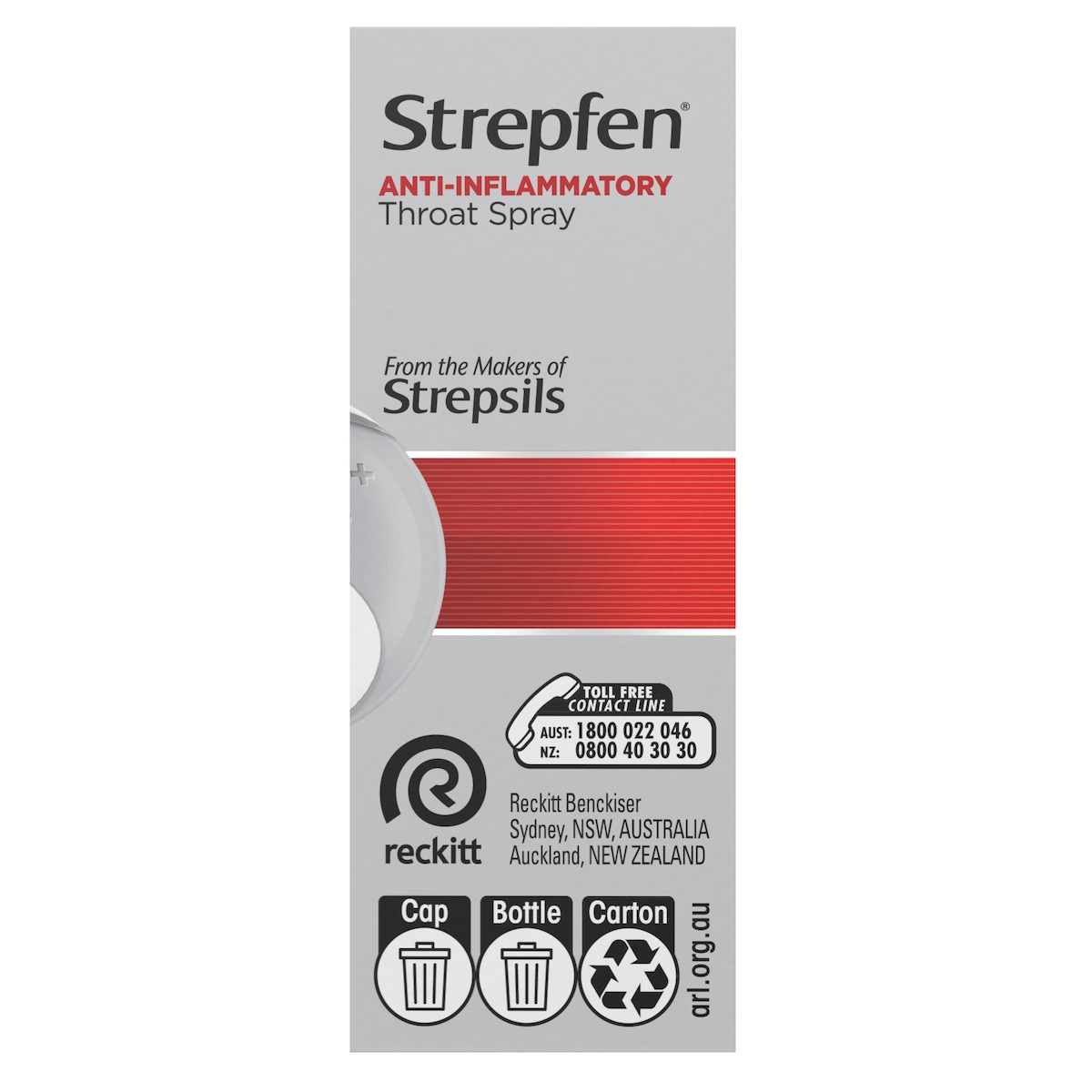 Strepfen Throat Spray with Anti-inflammatory Action Cherry & Mint Flavour 15ml