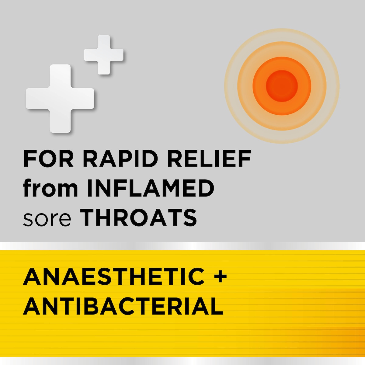 Strepsils Extra Rapid Sore Throat Relief with Anaesthetic Honey & Lemon 36 Lozenges