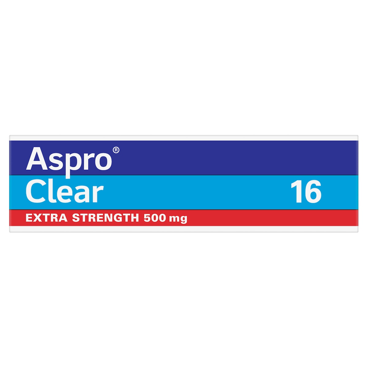 Aspro Clear Extra Strength Pain Relief 16 Soluble Tablets