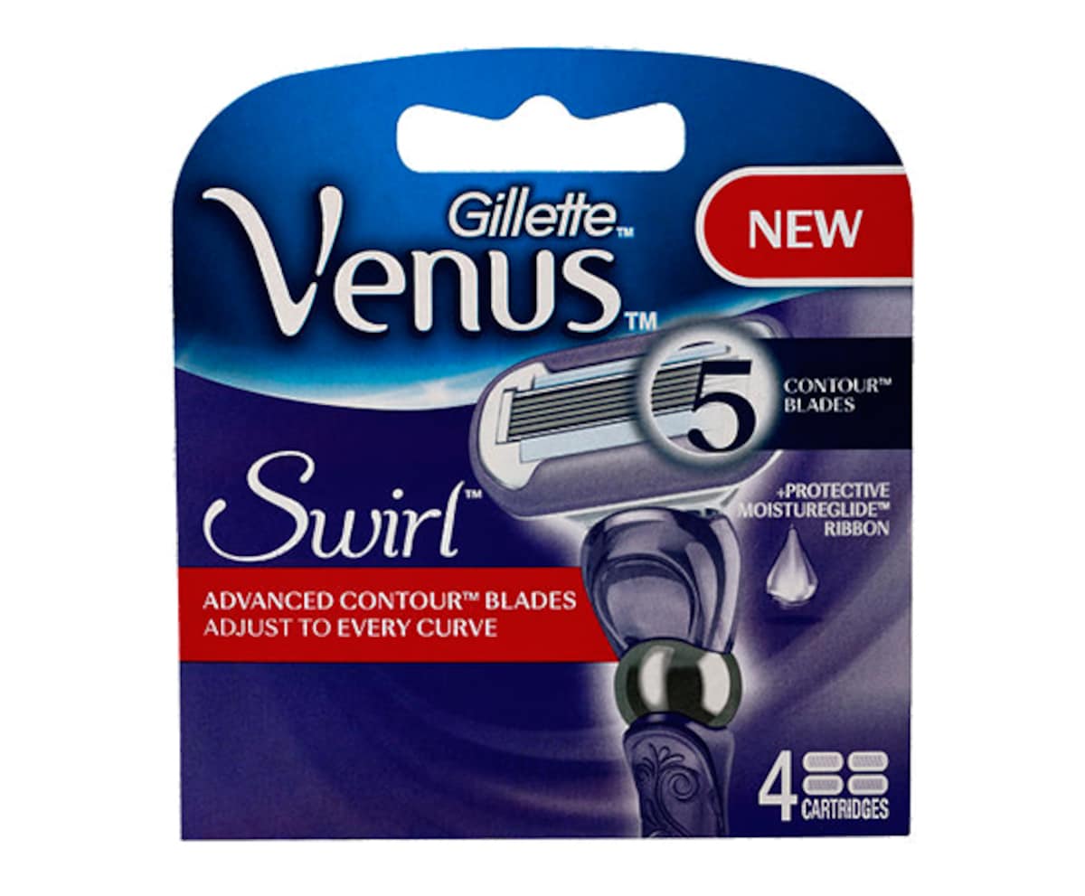 Gillette Venus Swirl Replacement Cartridges 4 Pack
