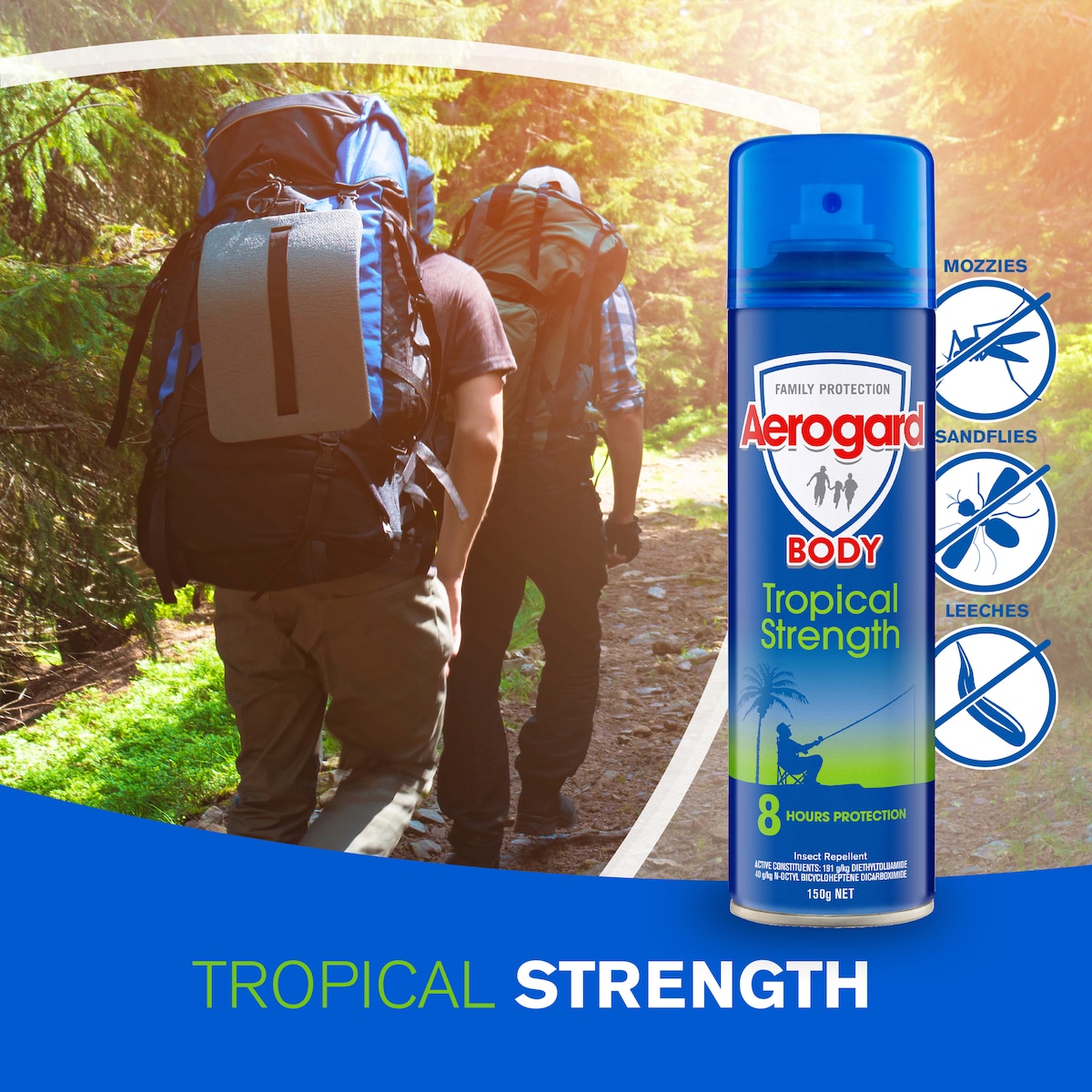 Aerogard Tropical Strength Insect Repellent 150g